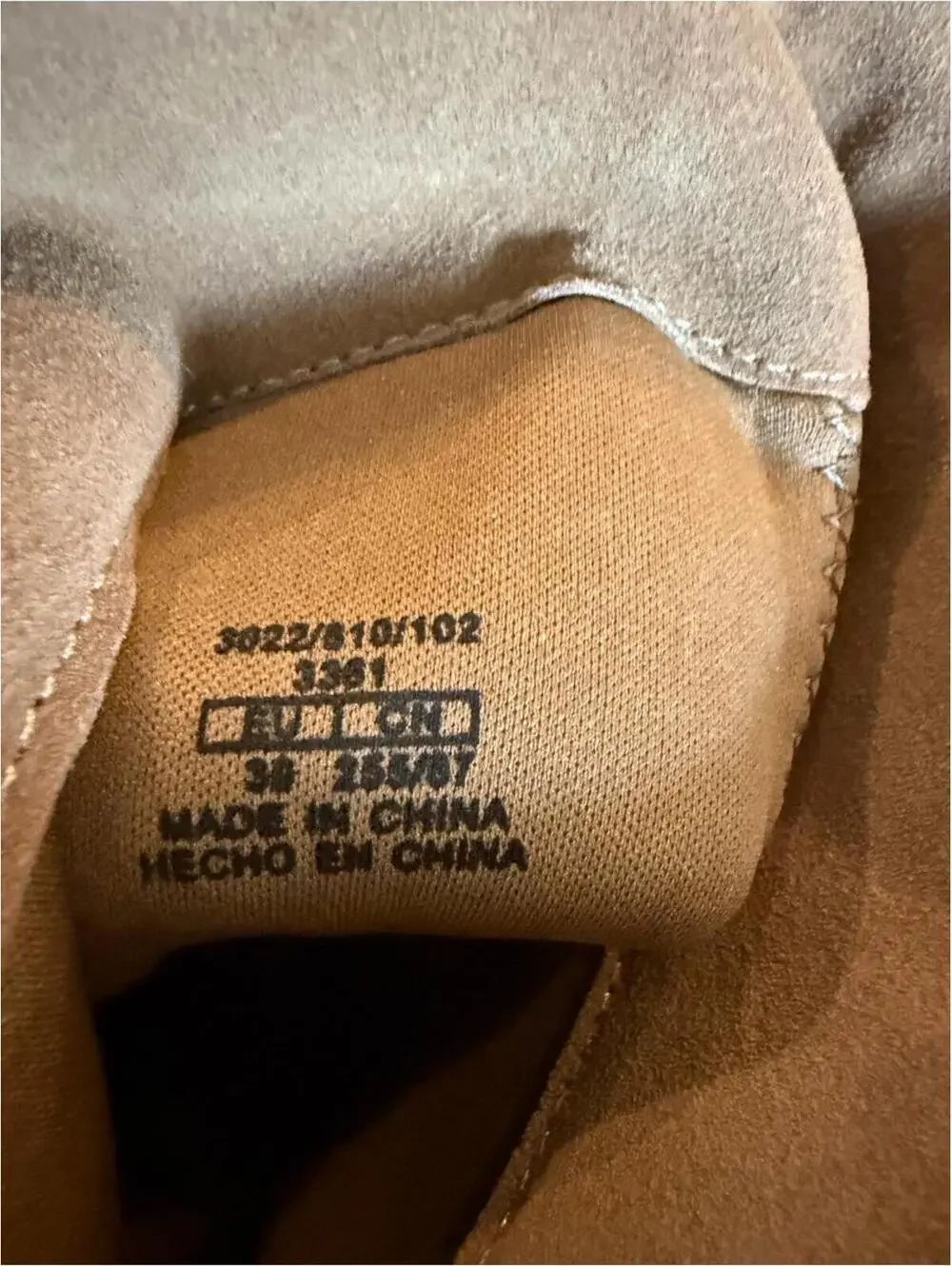 Zara Tan Suede Tall Block Heel Boots EU 39 US 8/8.5